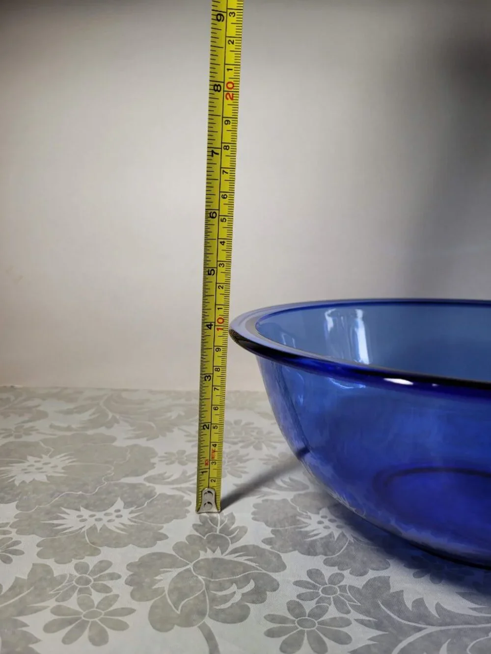 Vintage Pyrex Cobalt Blue Mixing Bowl #325 Glass Large 2.5L Nesting 10
